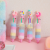 2023 New Girl Cartoon Unicorn Plush Ballpoint Pen Children Cute Six-Color Press Stationery Journal Pen