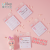 Cartoon Simple and Fresh Sticky Notes Tear-off Note Pad Good-looking Label Horizontal Line Blank English Sticky Notes