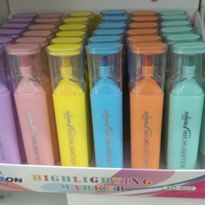 902 36 PCs Display Box Macron Color Fluorescent Pen Use High Quality Environmental Protection Ink Colorful