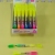 5 PCs PVC Double-Headed Two-Color Fluorescent Pen Made of High Quality Environmentally Friendly Ink Writing Smooth and Bright Colors