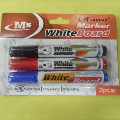 3 Cards Color Whiteboard Marker Use High Quality Environmentally Friendly Ink to Write Smoothly Colorful and Reasonable Price