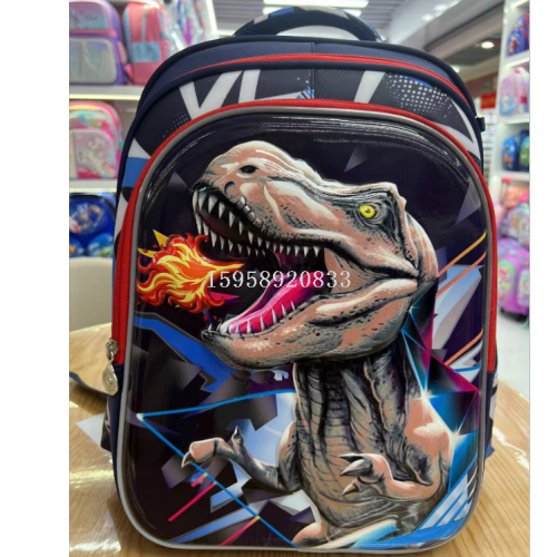 children‘s bag student bag backpack trolley bag 3d backpack cartoon bag leisure bag concave-convex backpack