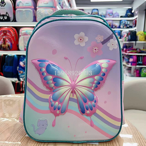 schoolbag backpack cartoon bag 3d bag pu bag trolley bag pen box lunch box student bag