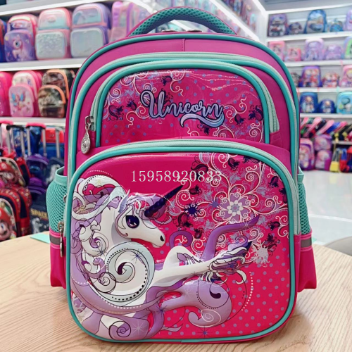 schoolbag backpack trolley bag schoolbag three-piece set lunch box pencil case cartoon bag school bag pencil case