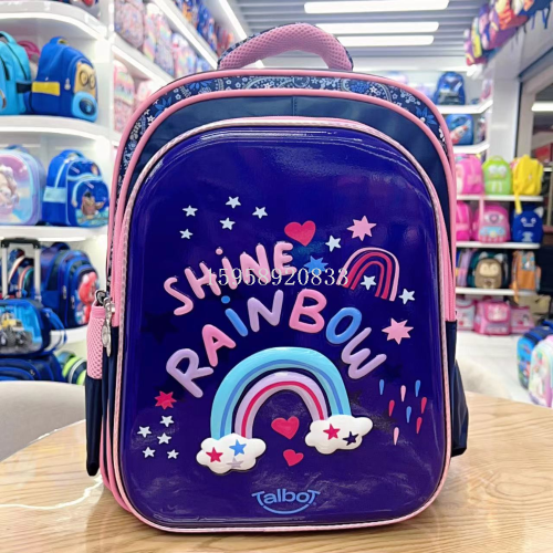 schoolbag backpack children‘s bags three-piece trolley bag school bag 3d bag stationery box lunch box