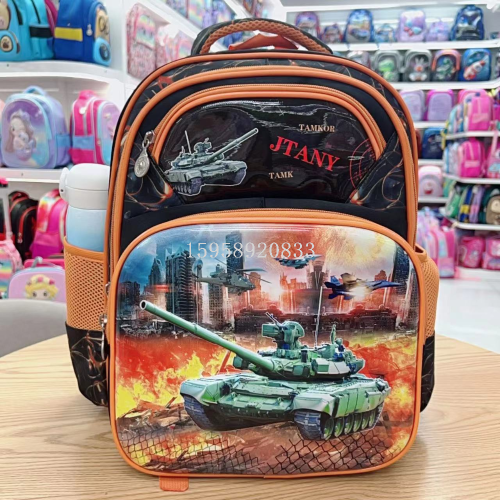 schoolbag backpack cartoon bag trolley bag school bag leisure bag three-piece set lunch box pencil case