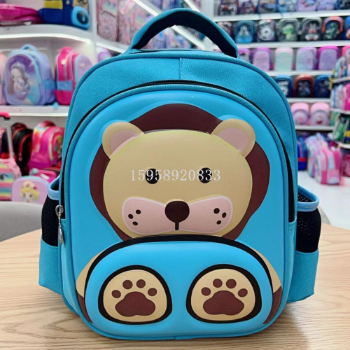 schoolbag backpack cartoon bag 3d bag trolley bag pencil case lunch box school bag schoolbag three-piece set