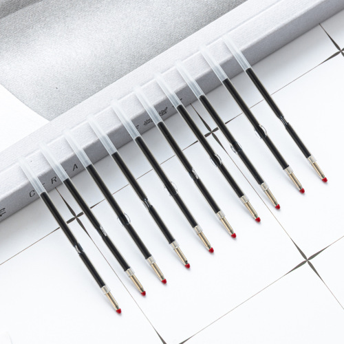 塑料圆珠笔芯批发学生文具书写顺滑替换圆珠笔笔芯现货串珠笔笔芯