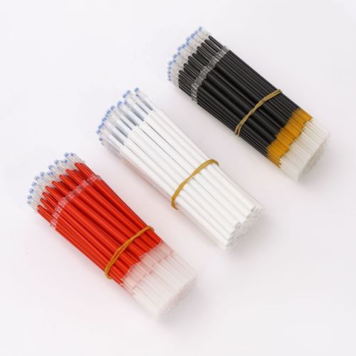 ST头按动笔芯跳动中性笔替芯学生办公签字刷题笔芯批发0.5黑色