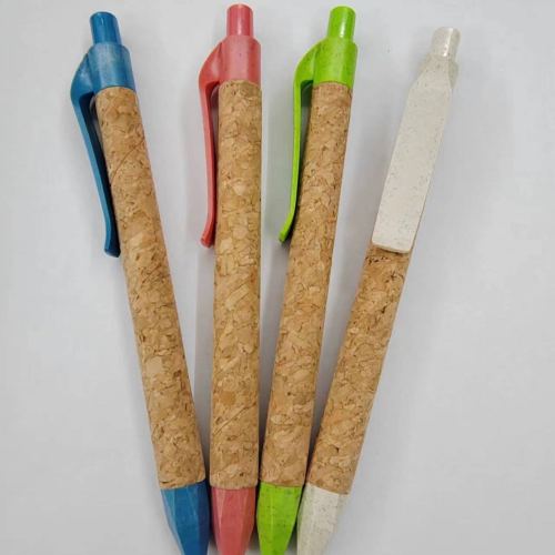 Wooden pen . Ball pen. 软木圆珠笔 new item