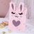 Factory Direct Sales A5 Cute Rabbit Plush Notebook Children's Stationery