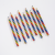 Wooden Rainbow Pen Four-Color Thick Pen Rainbow Core Color Lead Foreign Trade Cross-Border Mantle Color Lead
