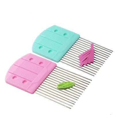 Paper Quilling Comb Stainless Steel Thick and Thin Teeth Dual-Use Paper Quilling Woven Comb Paper Quilling Tools Handmade Comb Steel Needle Comb