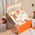Tulip Velvet Bronzing Gift Box Paper Box Wedding Candies Box Hand Gift Box Advanced Handle Portable Box Packing Box