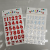 Children's Numbers and Letters Bubble Sticker Early Education Kindergarten Three-Dimensional PVC Laser Stickers Classroom Home Available
