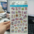 Zhiyuan Children's Three-Dimensional Stickers Stickers Crystal Glue Donut Lollipop Toast Cake Food