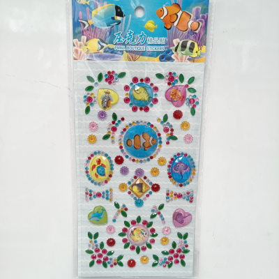 New Children's DIY Handmade Diamond Cartoon Diamond Acrylic Boutique Stickers
