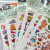 Children's Stickers Food Shiny Laser Crystal Three-Dimensional Gilding Drop Stickers