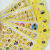 Smiley Face Crystal Diamond Repeated Stickers Children Student Stationery Sticker Cartoon Creative