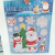 Christmas Hot Silver Three-Dimensional Stickers Christmas Decorative Stickers