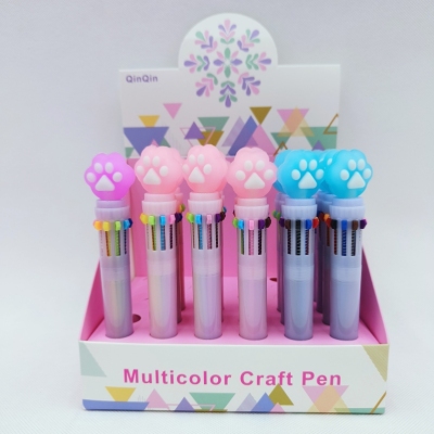 Jelly color colorful multi-color craft pen