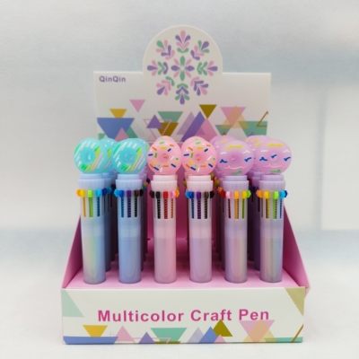 Ten-color cartoon style, notebook hand copy pen, multi-color pen