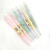 Double-Headed Transparent Window Highlight Pen Macaron Color Student Key Marking Pen Large Capacity Painting Journal Pen