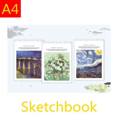 Van Gogh Sketchbook Vintage Painting Drawing Graffiti Sketch Book Diary Notebook Pad School Stationery