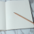 B5 Blank Sketchbook Hard Kraft Cover Sketch Book with Elastic Closure
