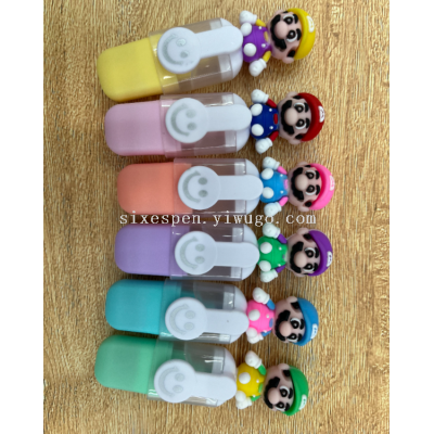 Cartoon Pattern Silicone End Fluorescent Pen Macarons