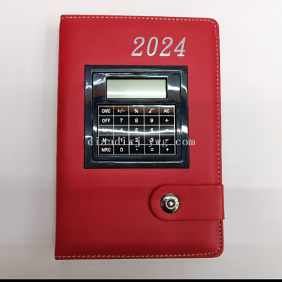 2024With Calculator Buckle Calendar Spanish Arabic French Portuguese Italian and Other Multi-Language Support Graphic Customizationlogo