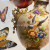 Butterfly Vase Stickers Room B Wall decal Home Decoration 3D Handmade Layer Wall Stickers