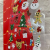 Cartoon GLITTER Santa Claus Christmas Snowman Christmas Tree Children Diy Stickers Children reward Sticker