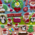 Glitter Santa Claus Christmas Snowman Christmas Tree Children Diy Children's Reward Stickers puffy Sticker