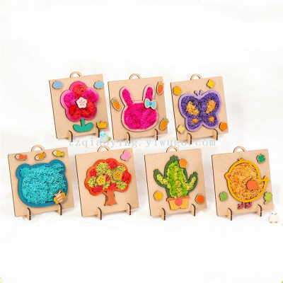 Children's DIY Handmade Wooden Early Childhood Education Material Package Girls' Toys Mother's Day Teacher's Day Gift