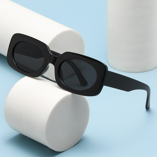 2023 New European and American Thick Frame Sunglasses Square UV-Proof High-Grade Sunglasses Women Wholesale Sunglasses
