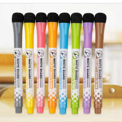 Dry Erasable Color Whiteboard Marker with Erasable Magnetic Children 8 Colors Water-Based Paint Pen
