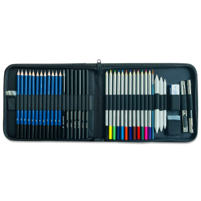 32/33/34/40-Piece Sketch Pencil Kit Set Cross-Border Hot Sale