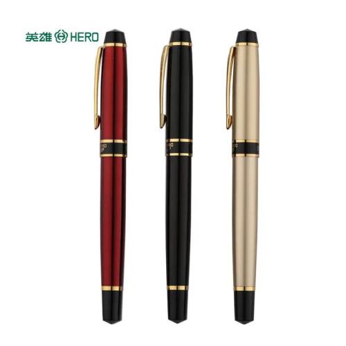 正品HERO/英雄钢笔7032黑色弯头笔尖(1+2)铱金钢笔弯尖书法练字美