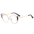 81103 New Fashion Cat Eye Trend Best-Selling Flat Glasses Classic Women's Glasses Anti-Blue Light