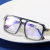 93519 European and American foreign trade men's double-beam TR90 frame men's glasses to block blue light optical glasses trendy fashion glasses frames