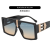 New Fashion Rhinestone-Embedded Trendy Sunglasses Large Frame Arrow Sun Glasses UV Protection PC Sunglasses Sun Shades