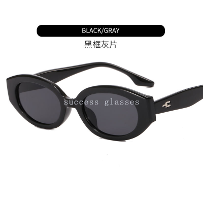 New Small Frame Sunglasses Windproof Sun Shades Cats' Eye Sunglasses Fashion PC Sun glasses
