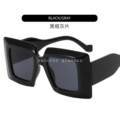 Square and Wide frame sunglasses High Quality Sunglasses Vintage sun glasses Fashion Eyewear