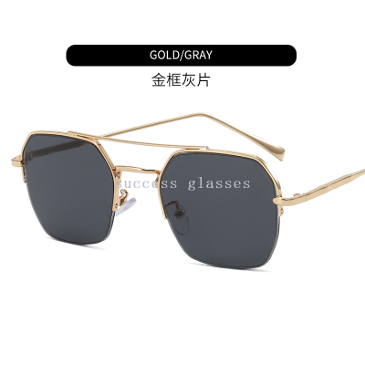 New Adult Square Sun Glasses UV 400 Shades Metal Fashionable Sunglasses