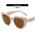 2023 New Modern Sunglasses Spliced Spectacle-Frame Diamond Leg Sunglasses Men's and Women's UV-Proof Shades