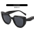 2023 New Modern Sunglasses Spliced Spectacle-Frame Diamond Leg Sunglasses Men's and Women's UV-Proof Shades