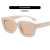 New Fashion Glasses  Retro Women's Sun Glasses Small Frame Milky White Shade Netting Red Sunglasses