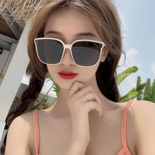 sunglasses women‘s new 2023 summer fashion korean style online celebrity retro sunglasses uv protection ins big face slimming