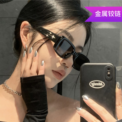 new gm sunglasses for women tik tok live stream ins high-grade meteor box sunglasses uv-proof sun glasses